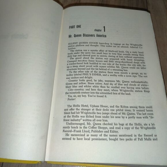 Wrightsville Murders: An Ellery Queen Omnibus Book Vintage 1948 (Used Condition) - Picture 4 of 8